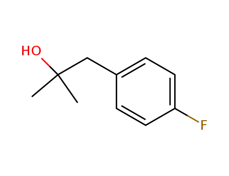Molecular Structure of 2928-17-8 (1-(4-FLUORO-PHENYL)-2-METHYL-PROPAN-2-OL)