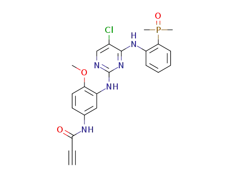 N-(3-((5-chloro-4-((2-(dimethylphosphoryl)phenyl)amino)pyrimidin-2-yl)amino)-4-methoxyphenyl)propiolamide
