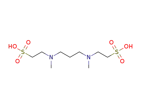 Molecular Structure of 185305-85-5 (N,N'-dimethyl-N,N'-bis(2-sulfoethyl)-1,3-propanediamine di-inner salt)