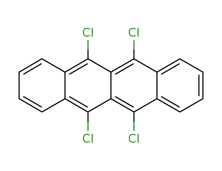 Molecular Structure of 62409-66-9 (5,6,11,12-Tetrachlorotetracene)