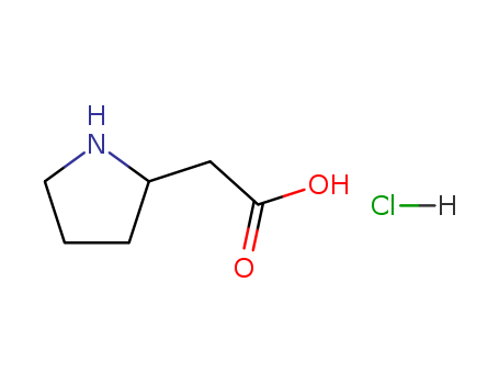 (S)-2-Pyrrolidineacetic acid hydrochlorideL-beta-高脯氨酸盐酸盐; (S)-2-(2-吡咯烷)乙酸盐酸盐
