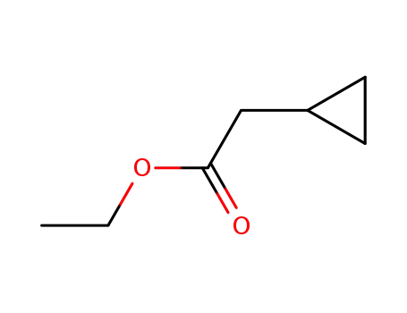 Molecular Structure of 53432-87-4 (Ethyl  cyclopropaneacetate)