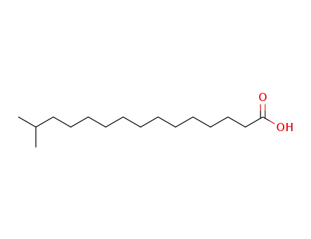 Molecular Structure of 4669-02-7 (14-METHYLPENTADECANOIC ACID)