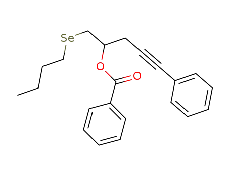 1-(butylselanyl)-5-phenyl-pent-4-yn-2-yl benzoate