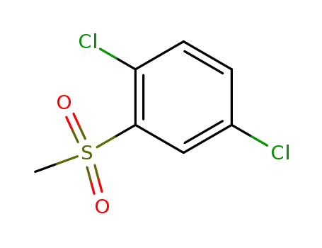 Molecular Structure of 66640-63-9 (1,4-DICHLORO-2-(METHYLSULFONYL)BENZENE)