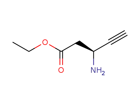 Molecular Structure of 149251-15-0 (4-Pentynoic acid, 3-amino-, ethyl ester, (3S)-)