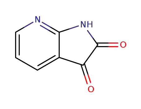 Molecular Structure of 5654-95-5 (1H-Pyrrolo[2,3-b]pyridine-2,3-dione)