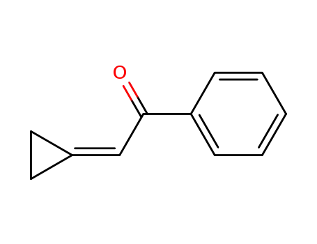 Molecular Structure of 80345-17-1 (Ethanone, 2-cyclopropylidene-1-phenyl-)