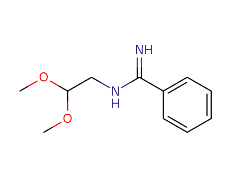 Molecular Structure of 308276-57-5 (Benzenecarboximidamide, N-(2,2-dimethoxyethyl)-)