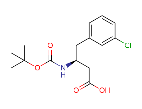 Boc-(S)-3-amino-4-(3-chloro-phenyl)-butyric acid  CAS NO.270596-39-9