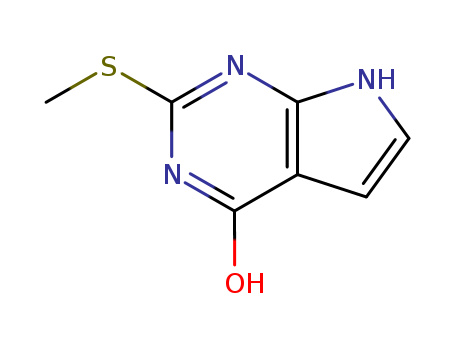 4H-Pyrrolo[2,3-d]pyrimidin-4-one,3,7-dihydro-2-(methylthio)-