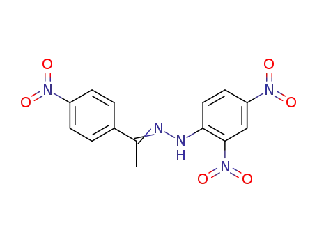 Molecular Structure of 7402-79-1 ((2E)-1-(2,4-dinitrophenyl)-2-[1-(4-nitrophenyl)ethylidene]hydrazine)