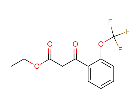 Molecular Structure of 334778-38-0 (ETHYL 3-OXO-3-(2-(TRIFLUOROMETHOXY)PHENYL)PROPANOATE)