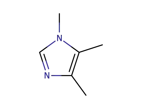 Molecular Structure of 20185-22-2 (1,4,5-Trimethyl-1H-imidazole)