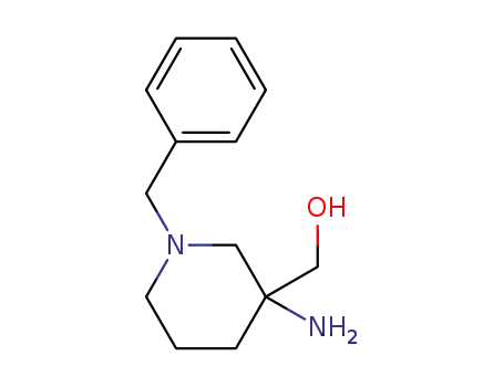Molecular Structure of 885268-85-9 ((3-Amino-1-benzylpiperidin-3-yl)methanol)