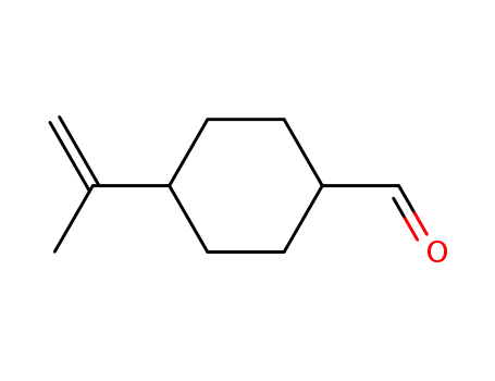 Molecular Structure of 137886-38-5 (Cyclohexanecarboxaldehyde, 4-(1-methylethenyl)-)