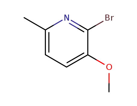 Molecular Structure of 24207-22-5 (2-BROMO-3-METHOXY-6-METHYLPYRIDINE)