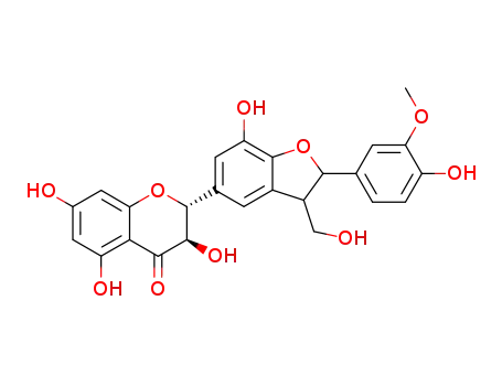 Molecular Structure of 33889-69-9 (Silicristin)