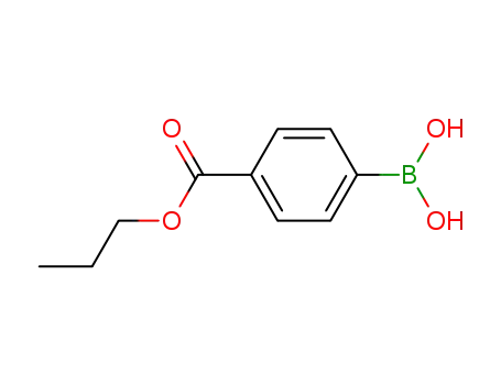 Molecular Structure of 91062-38-3 (4-PROPOXYCARBONYLPHENYLBORONIC ACID)