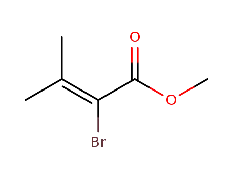 Molecular Structure of 51263-40-2 (2-BroMo-3-Methylbutenoic Acid Methyl Ester)