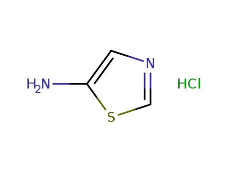 Molecular Structure of 942631-51-8 (5-AMINOTHIAZOLE HCL)