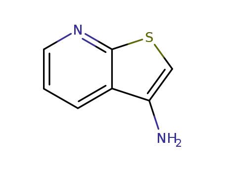 Molecular Structure of 26579-54-4 (Thieno[2,3-b]pyridin-3-amine (9CI))