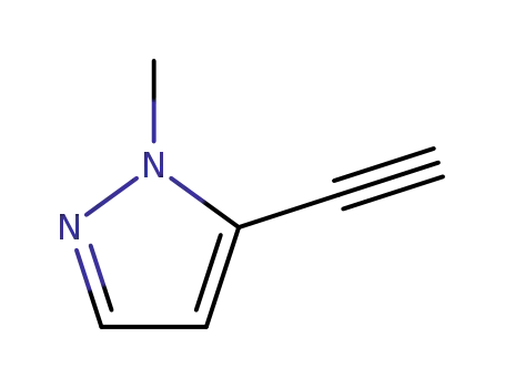 Molecular Structure of 19762-15-3 (1H-Pyrazole, 5-ethynyl-1-methyl-)
