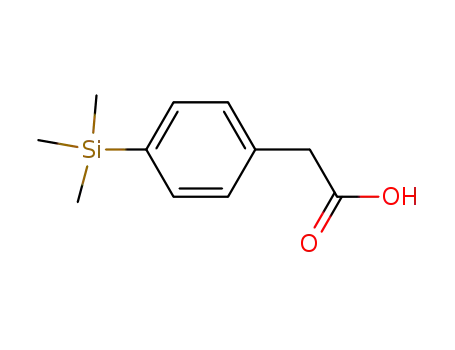 Molecular Structure of 5112-65-2 (4-(Trimethylsilyl)phenylacetic acid)