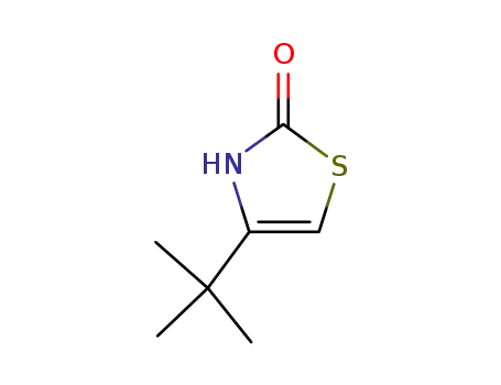 Molecular Structure of 75820-45-0 (2(3H)-Thiazolone,  4-(1,1-dimethylethyl)-)