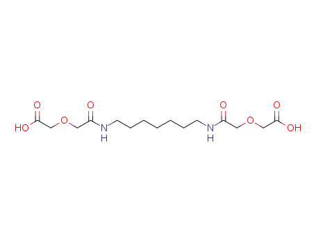 Molecular Structure of 1383455-59-1 ({[7-(2-carboxymethoxyacetylamino)heptylaminocarbonyl]methoxy}acetic acid)
