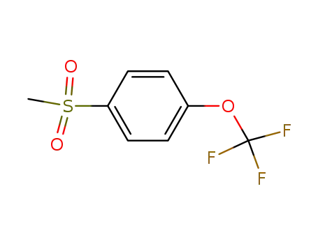 Molecular Structure of 87750-51-4 (4-(TRIFLUOROMETHOXY)PHENYL METHYL SULFONE)