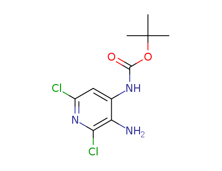 tert-butyl (3-amino-2,6-dichloropyridin-4-yl)carbamate(1616434-23-1)