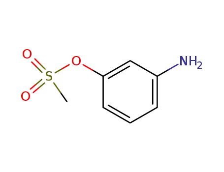Molecular Structure of 38164-50-0 (3-aminophenyl methanesulfonate)