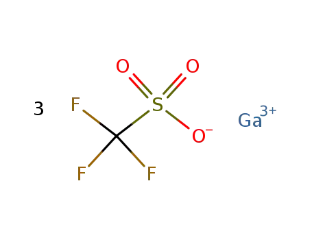 Molecular Structure of 74974-60-0 (GALLIUM(III) TRIFLUOROMETHANESULFONATE)
