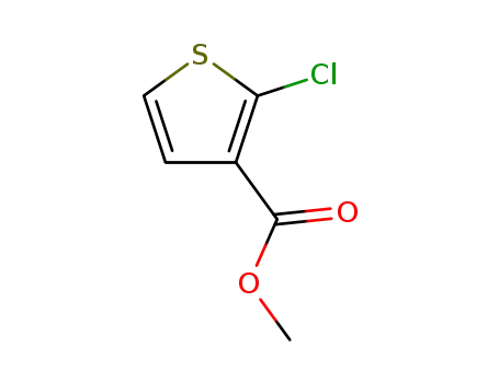 Molecular Structure of 76360-42-4 (Methyl 2-chlorothiophene-3-carboxylate)