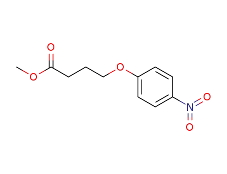 Molecular Structure of 28341-53-9 (METHYL 4-(P-NITROPHENOXY)BUTYRATE)