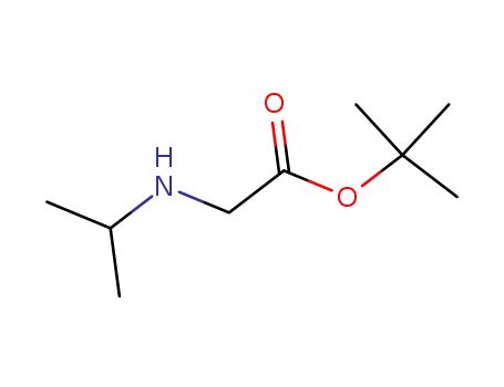 Molecular Structure of 127983-07-7 (Glycine, N-(1-methylethyl)-, 1,1-dimethylethyl ester)
