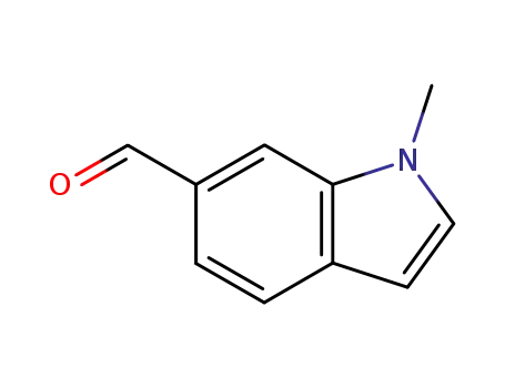 Molecular Structure of 21005-45-8 (1-Methyl-1H-indole-6-carbaldehyde)