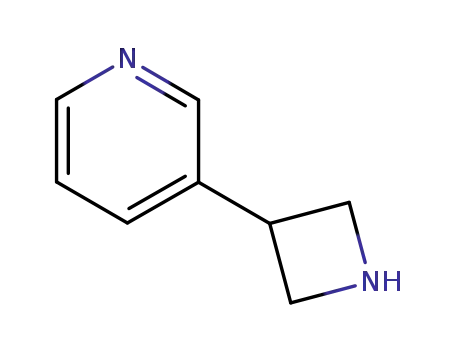 Molecular Structure of 62247-32-9 (3-(3-Azetidinyl)pyridine)