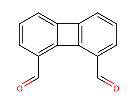 Molecular Structure of 58746-94-4 (1,8-Biphenylenedicarboxaldehyde)