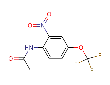 Molecular Structure of 787-57-5 (2-NITRO-4-(TRIFLUOROMETHOXY)ACETANILIDE)