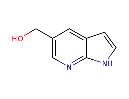 Molecular Structure of 849067-97-6 ((1H-PYRROLO[2,3-B]PYRIDIN-5-YL)-METHANOL)