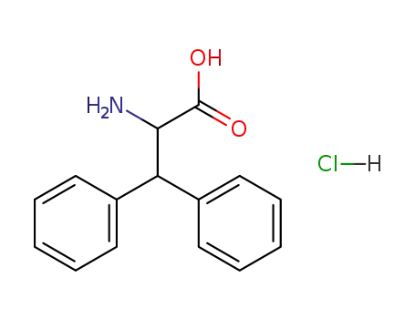 Molecular Structure of 119273-60-8 (3,3-Diphenylalanine Hydrochloride)