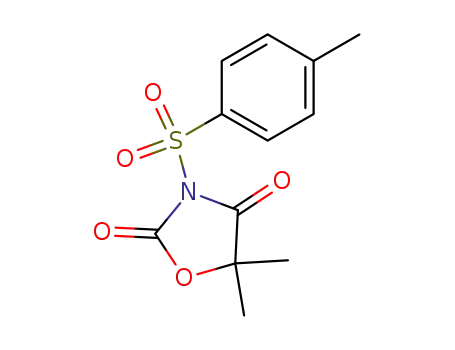 Molecular Structure of 74529-55-8 (5,5-dimethyl-N-[(4-methylphenyl)sulfonyl]oxazolidine-2,4-dione)