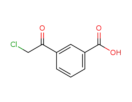 Benzoic acid, 3-(chloroacetyl)- (9CI)
