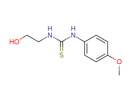 Molecular Structure of 1848-60-8 (Thiourea, N-(2-hydroxyethyl)-N'-(4-methoxyphenyl)-)