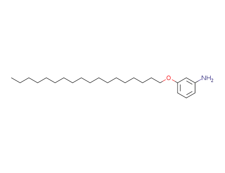 Molecular Structure of 65972-30-7 (Benzenamine, 3-(octadecyloxy)-)