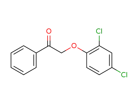 Molecular Structure of 41806-23-9 (Ethanone, 2-(2,4-dichlorophenoxy)-1-phenyl-)