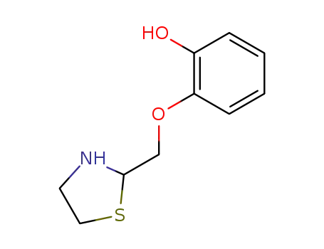 Molecular Structure of 103195-83-1 (2-(thiazolidin-2-ylmethoxy)phenol)