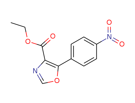 4-Oxazolecarboxylicacid, 5-(4-nitrophenyl)-, ethyl ester